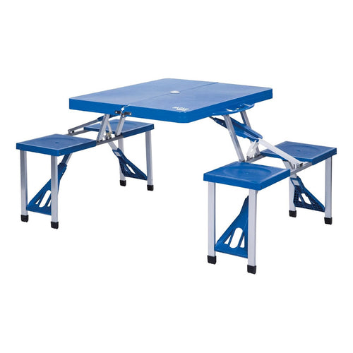 Mesa Plegable Camping 4 Asientos Tipo Maleta Multiuso Jardín