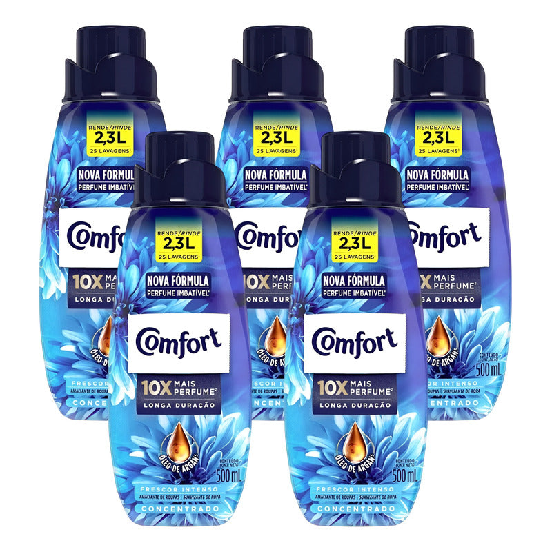 X5 Suavizante Comfort Concentrado 500ml Frescor Intenso