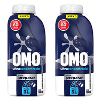 X2 Detergente Omo Concentrado Para Preparar 500ml 60 Lavados