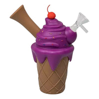 Bong Pipa Silicona Diseño Helado Desarmable + Quemador Pyrex