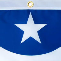 Pack X4 Bandera Escarapela Chile 120x60cm Colores Patrios Poliester Escarapela Bandera Chile