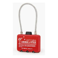 Candado Viaje Con Clave Mochila/ Locker/ Equipaje Anti Robo