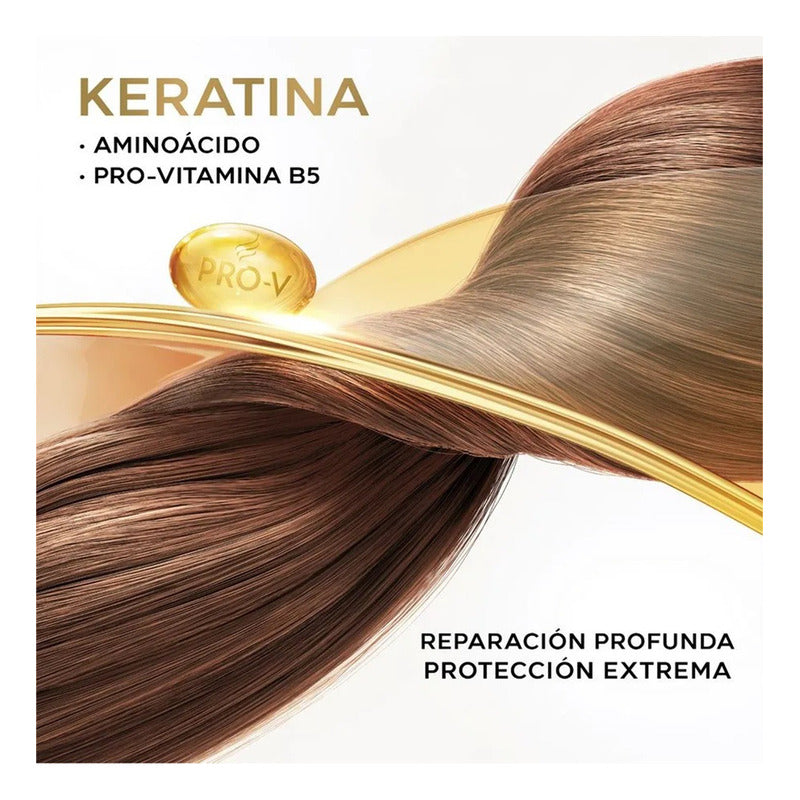 X2 Acondicionador Pantene Keratina Reparadora Sin Sal 250ml