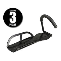 Dilitools Kit Con 3 Soportes Gancho Para Colgar Bicicletas A La Pared Color Negro