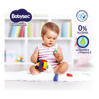 X2 Toallitas Húmedas Babysec Premium Paquete 70 Toallitasc/u