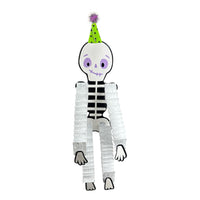 Guirnalda Decorativa Calavera Halloween Terror Hogar Blanco Blanco Calavera