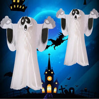 Guirnalda Fantasma Decorativa Para Fiesta Halloween Terror Blanco Fantasma