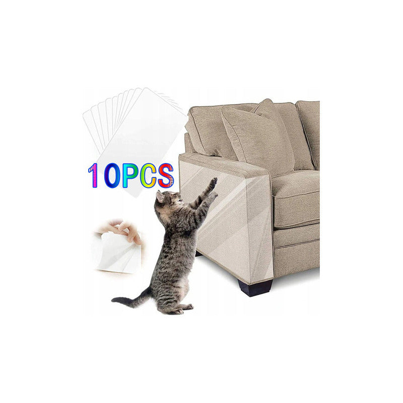Pegatina Protectora Antiarañazos Ym Para Sofá, Protector De Gato Gris