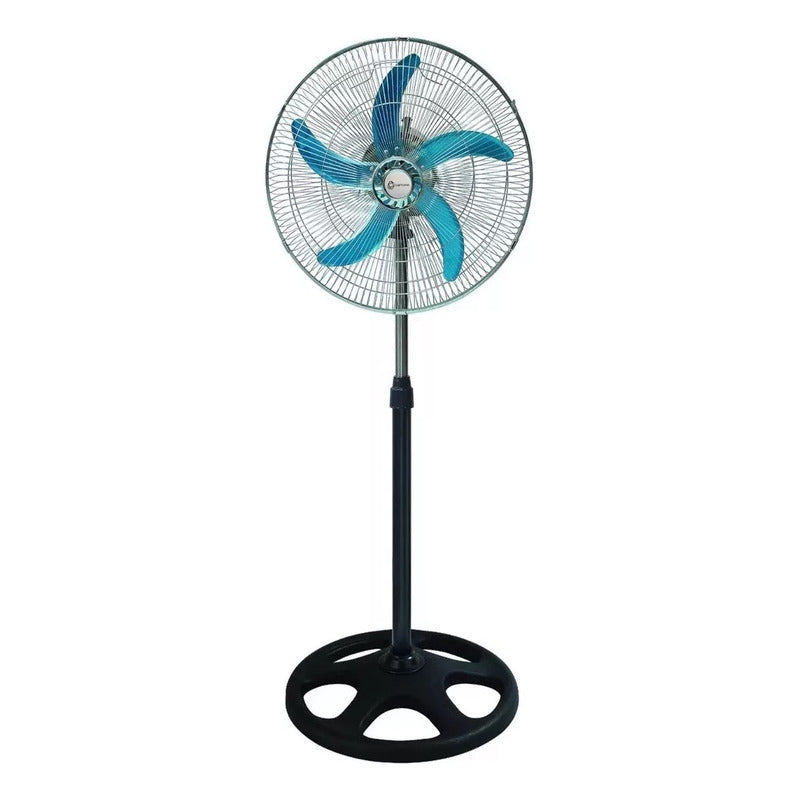 Ventilador Pedestal Ventiladores Metalicos Turbo 3 En 1 - 1.27 M - 50hz - Metalico - Metálico - Acero Inoxidable - 5