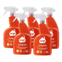X5 Limpiador Antigrasa Wyn 750ml Desengrasante Atomizador