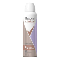 Desodorante Rexona Clinical Aerosol Extra Dry Women 150ml