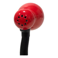 X2 Lampara Velador De Mesa Con Pinza Escritorio Flexible Rojo Blanco