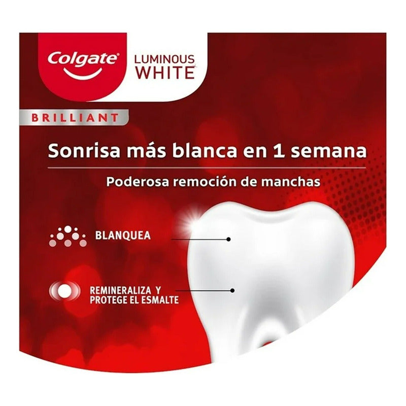 Colgate Pasta Dental Luminous White Brilliant 140g