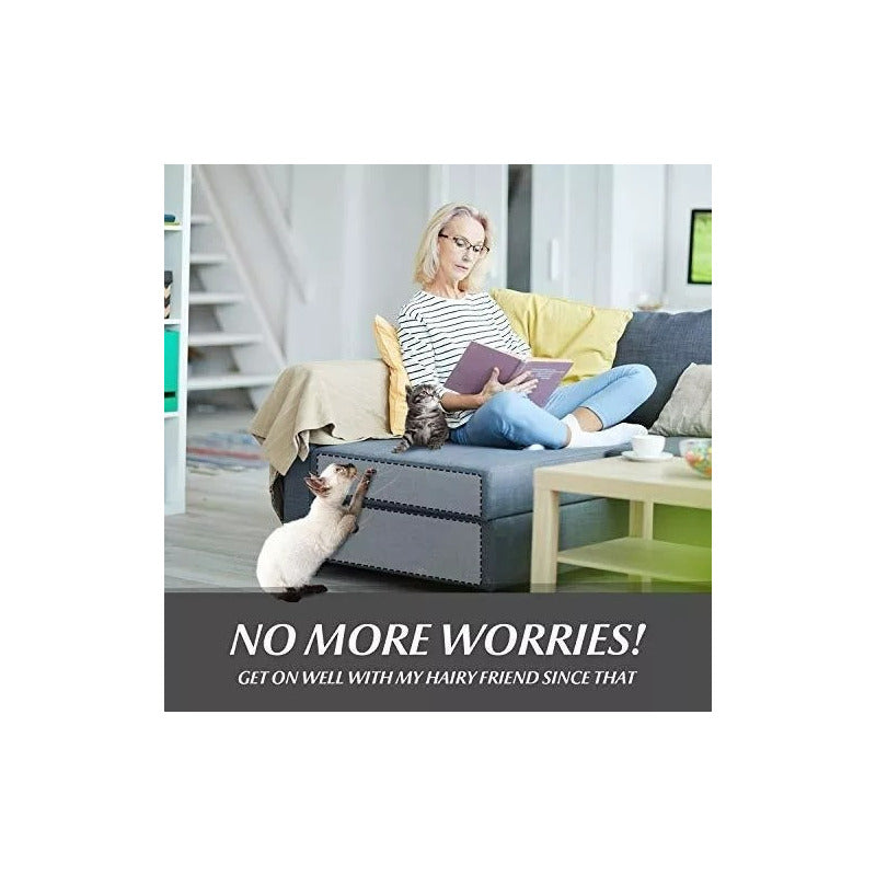 Rasguñador Para Gato Protectores De Sillon Sofa Superficies Blanco