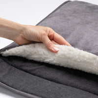 Calientapies Electrico Manta Inteligente Scaldasonno 52x54cm Gris Liso