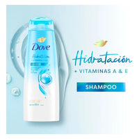 X2 Shampoo Dove Hidratación Vitaminas A & E 400ml Hydro Care