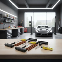 Pack X2 Kit Reparacion Pinchazos Llanta Neumático Auto Moto