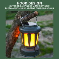 X2 Lampara De Camping Con Energía Solar Recargable Usb Verde