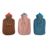 Pack3 Guatero Premium Goma Caucho 2000ml + Funda Polar Calor