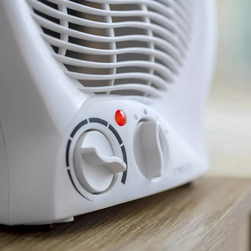 Termo Ventilador Calefactor Electrico 1800w Calefaccion Blanco