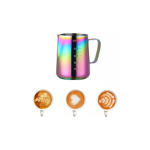 Jarra Espuma Leche Barista Texturizar Pitcher Cafe Tornasol Tornasol