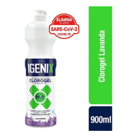 Pack X5 Limpiador Cloro Gel Igenix Lavanda 900ml
