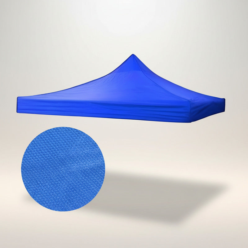 Lona Repuesto Toldo 3x3 Carpa Techo Impermeab Proteccion Uv Azul