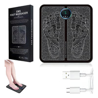 X2 Electro Estimulador Muscular Portátil Masajeador De Pies Cuadrado