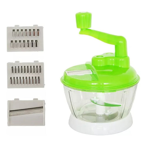 Picador Cortador Manual De Verduras Frutas Procesador Alimen Azar