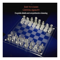Tablero Ajedrez De Cristal Juego De Ajedrez De Lujo Tablero