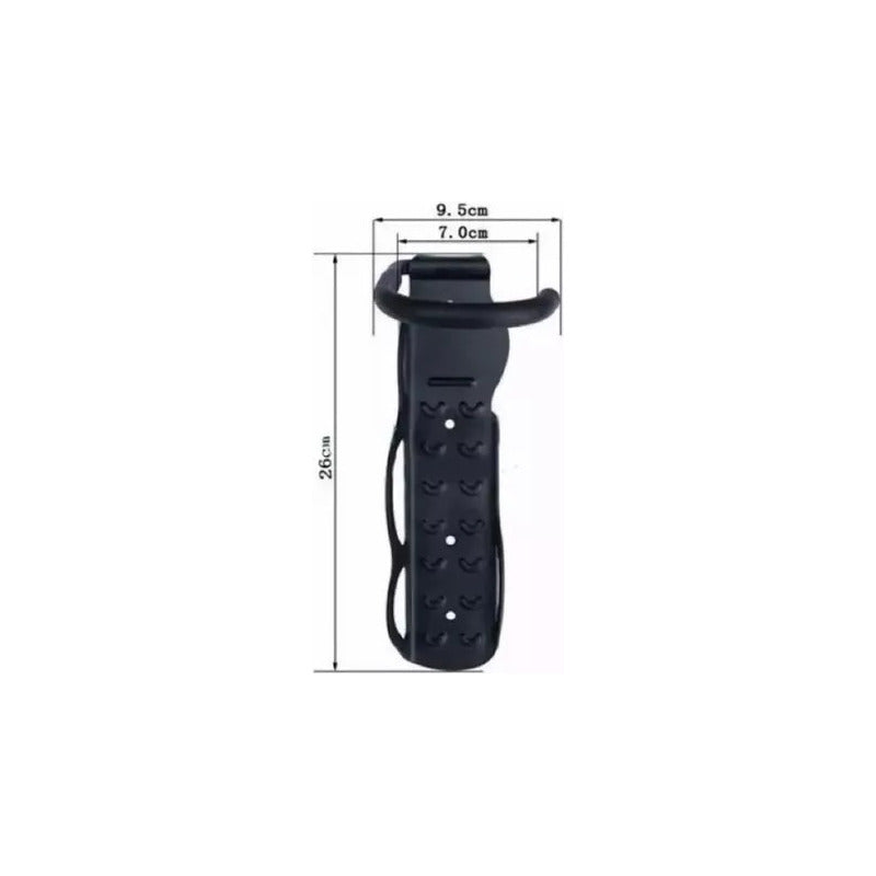 Pack X2 Porta Bicicleta Para Pared Gancho Colgador Bicicleta Negro