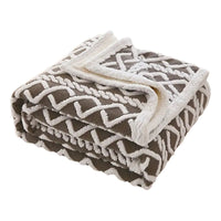 Frazada Sherpa Texturizada Diseño Premium Polar 160x220cm