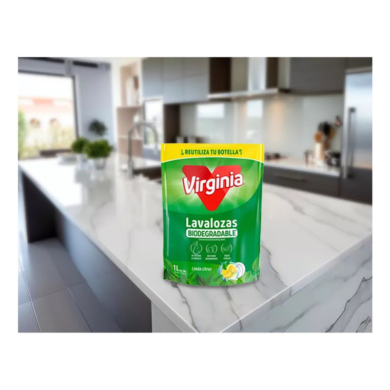 X3 Lavaloza Virginia Limon Citrus 1 L Lavalozas Biodegradabl