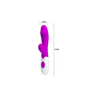 Vibrador Consolador Doble Regulable Sexshop Rabbit Silicona