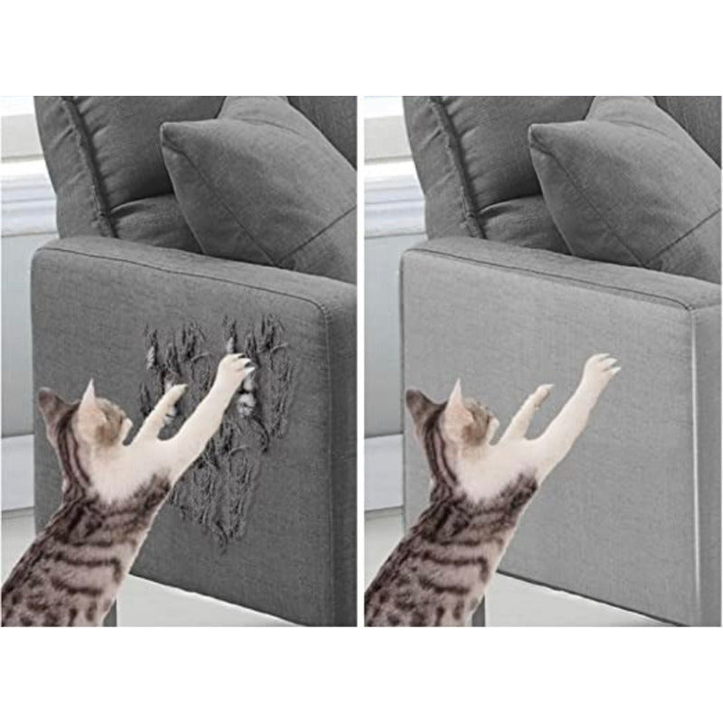 Rasguñador Para Gato Protectores De Sillon Sofa Superficies Blanco