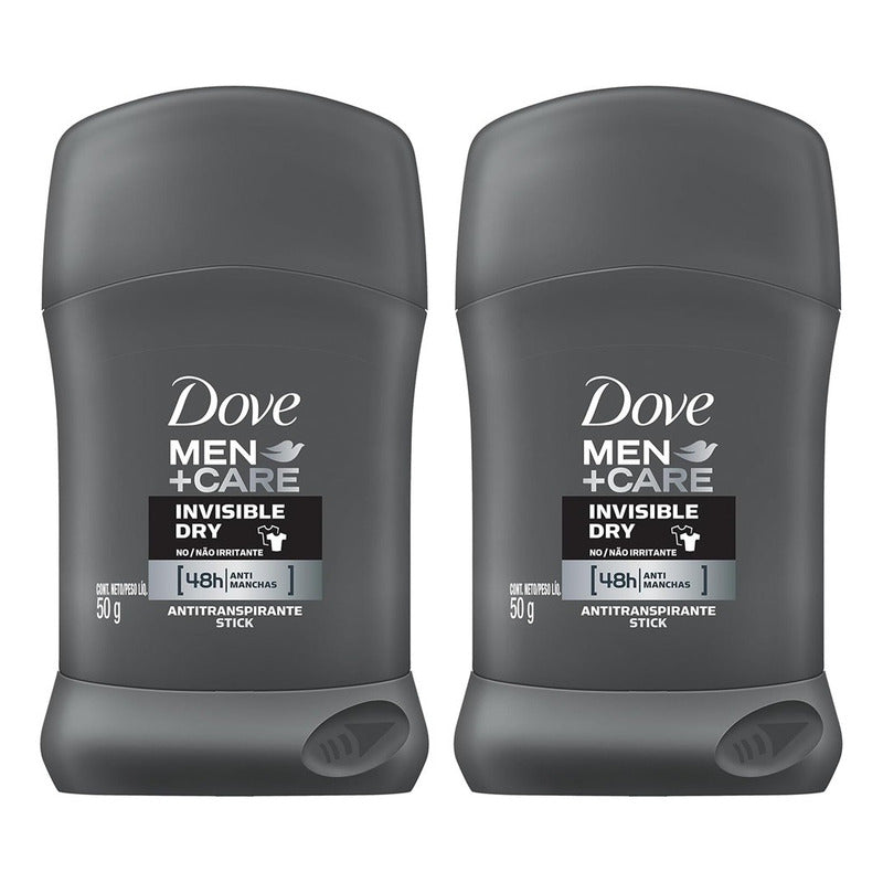 Desodorante Dove Men + Care Barra 50g Invisible Dry 48h