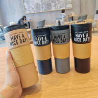 Vaso Termico Portátil Doble Capa De Acero Inoxidable Te Café