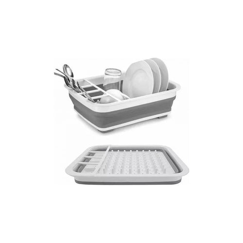 Secador Escurridor Platos Silicona Plegable Multiuso Cocina  Blanco