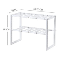 Estante Organizador De Ollas Ajustable Cocina Baño Multiuso
