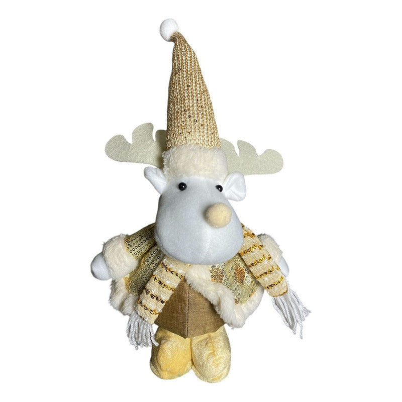 Pack 2 Monos Patas Largas Adorno Navidad Decoración Pascuero