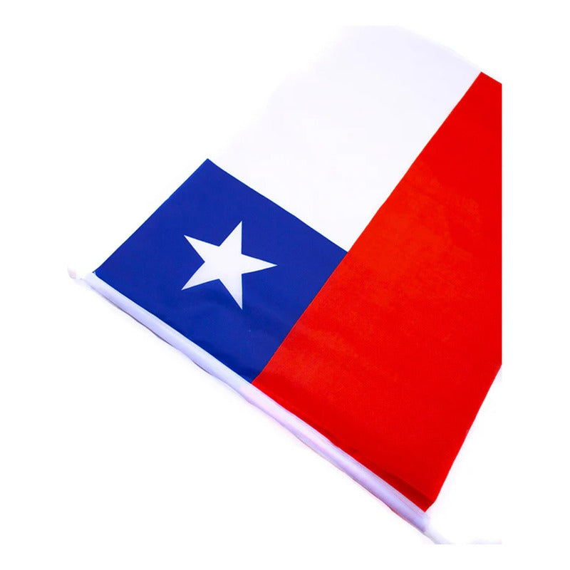 Banderas De Chile Auto Fiestas Patrias Banderin 20x30cm Bandera Chile