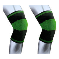 Pack X2 Rodillera Elástica Ortopédica Soporte Rodilla Negro Unica