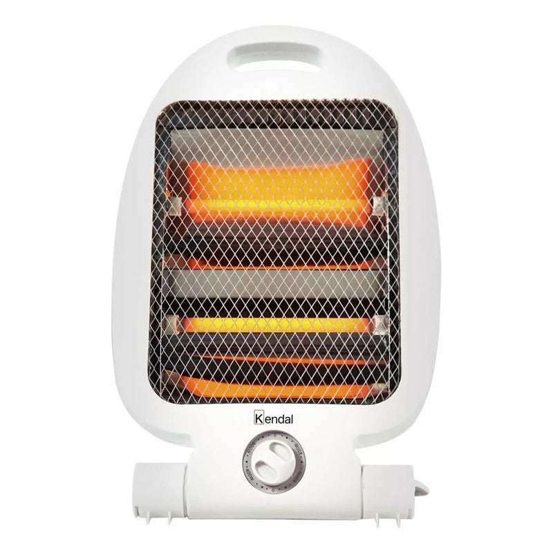 X2 Calefactor Cuarzo Kendal Eléctrico Estufa Calentador Blanco