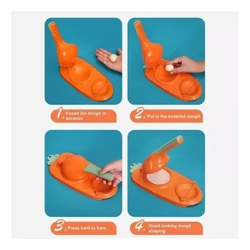 Prensa Manual Maquina Empanadas Dumpling Pasteles 2 En 1