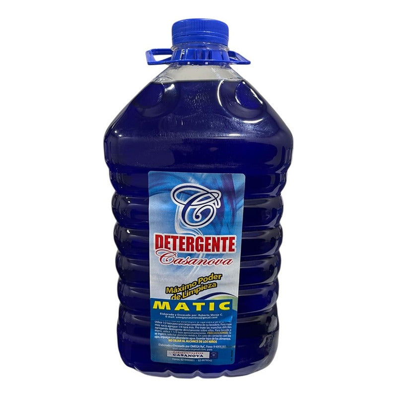 Detergente Liquido Casanova Matic 2 Litros Poder Limpieza
