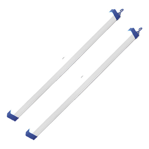 Pack 2 Barra De Luz 52cm Recargable 60w Escalera Tope Cocina Azul