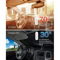 X3 Quitasol Parasol Parabrisa Auto Tipo Sombrilla Cubre Sol