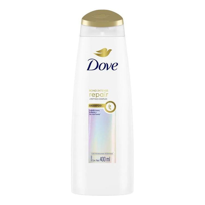 Shampoo Dove Bond Intense Repair 400ml Cabello Suave Brillo