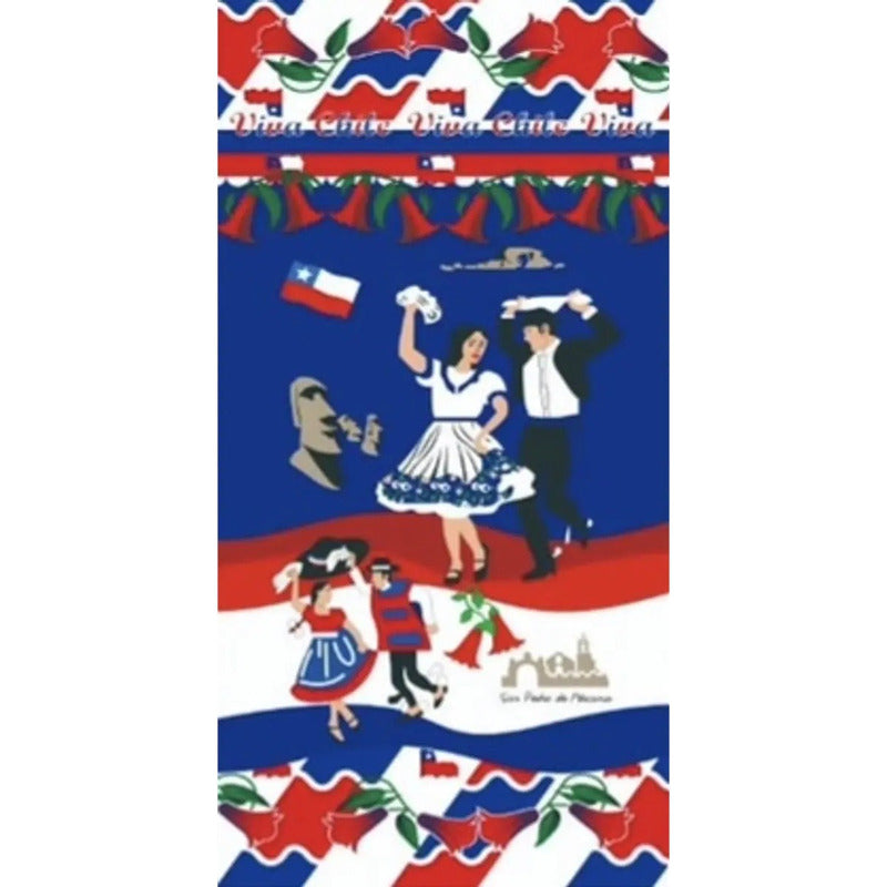 X2 Funda De Puerta Decoración Fechas Patrias 100x210cm M4