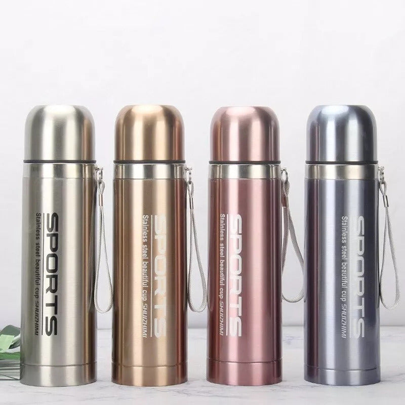 Termo Doble Capa 0.75 Litros Vaso Térmico Acero Inoxidable